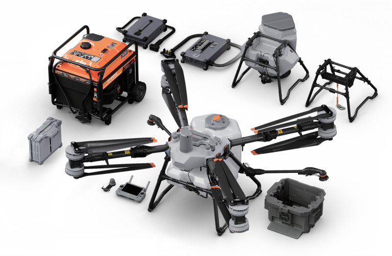 Pesan & Beli Paket Hemat Drone Perkebunan & Pertanian DJI Agras T100 Anda di PT Berkah Tirta Wahana Pekanbaru