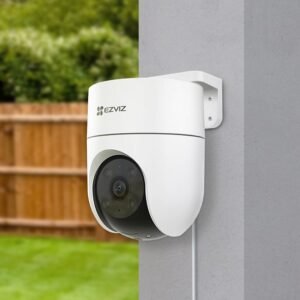 kamera CCTV Wi-Fi EZVIZ H8c Pan & Tilt berwarna putih